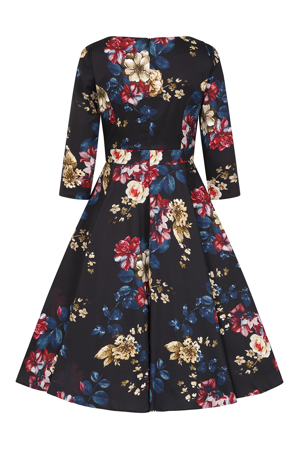 Elara Floral Swing Dress in Extended Sizing